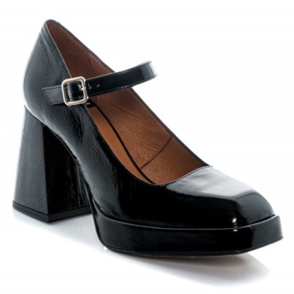 New Angel Alarcon x Anthropologie Zakia Mary Jane 10 Brown Leather Platform Shoe - Picture 9 of 10